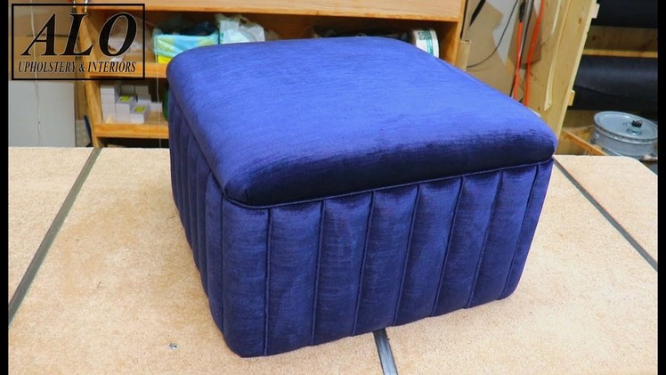 HOW TO UPHOLSTER A CHANNEL BENCH - ALO Upholstery