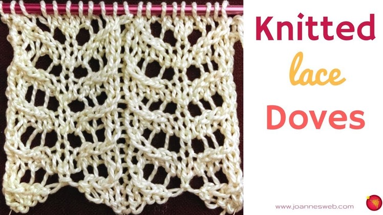 Knitted Doves - Knitting Wing Pattern - Lace Knitting Patterns