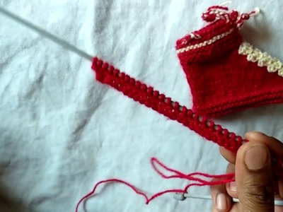 Knitting Cute and Easy Booties for New-Born to till 3 month