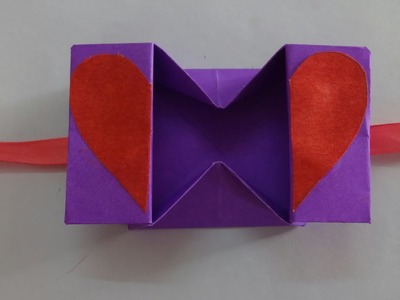 Opening Box Origami Tutorial. Easy Origami Heart Box Tutorial.How to make Opening Box Origami