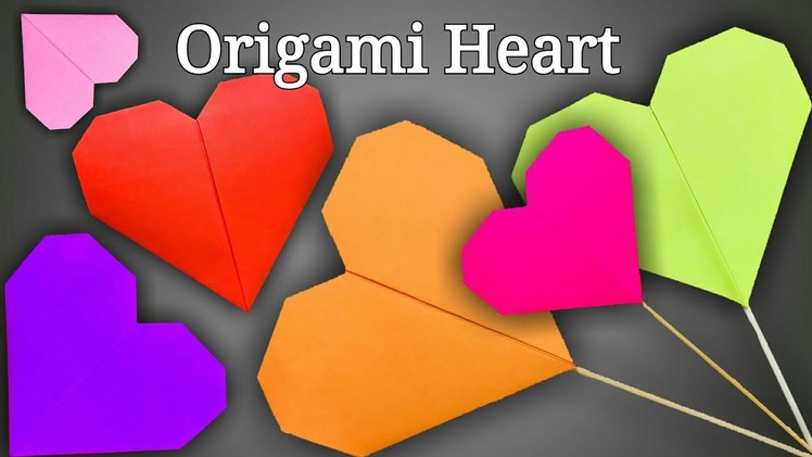 Origami Heart | Paper Heart | How To Make An Origami Heart | How To Fold A Paper Heart