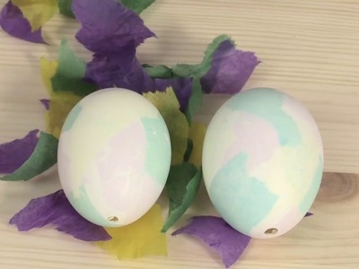 Panduro DIY – Easter egg Coloring with Tissue Paper