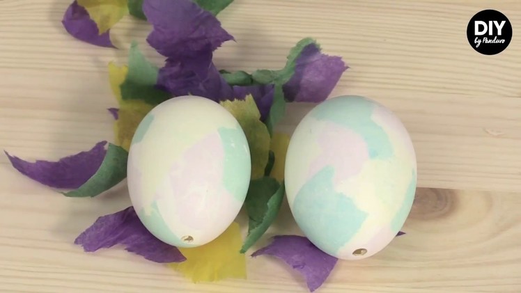 Panduro DIY – Easter egg Coloring with Tissue Paper