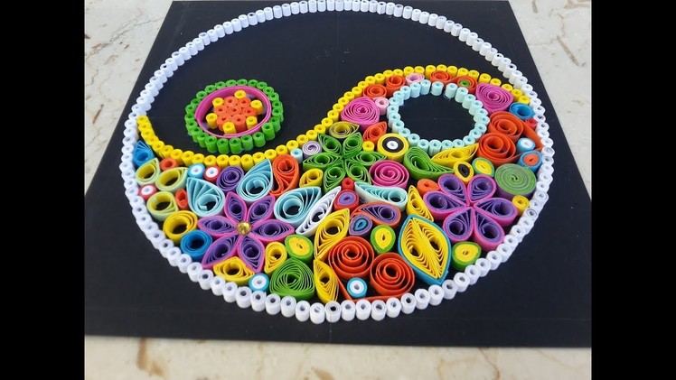 Paper Quilling | How to make beautiful Mandala designs by using Quilling Artwork#art 58 by art life