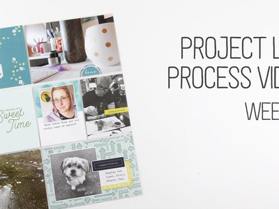 Project Life. Week 8. How to type on diecuts and cards