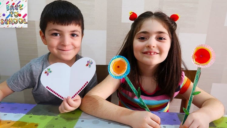 Special Video for 8 March How to Make the Gift for 8 March Daily Family Vlog Videos for Children