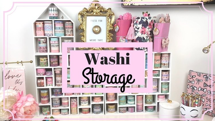 Washi Storage Ideas! How I created my Washi Wall + Washi Tape Collection