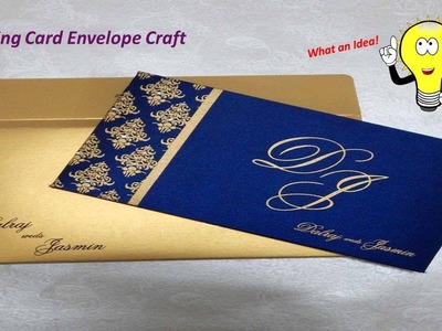 3 Easy&Affordable DIY Unique Handmade Wedding Money Envelopes-Shagun Envelope from Old Wedding Cards