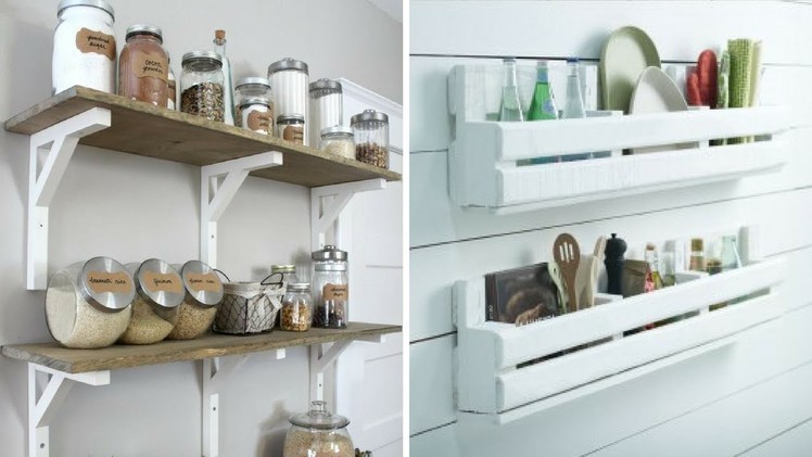 ???? 5 DIY Wood Project for More Organized Kitchen ????