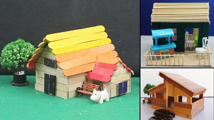 5 Easy Handmade Popsicle Stick House & Dollhouse #25 | DIY Crafts Ideas