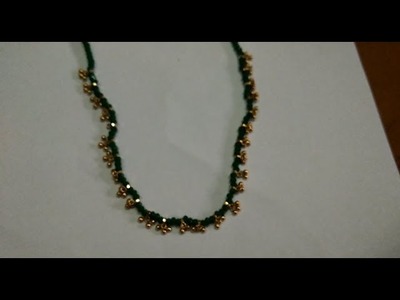 5 Grams | Latest Green gold bead chain | model from GRT Jewellers