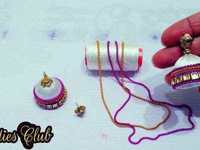 Designer Jhumka I Silk Thread Jewelry I Latest Earring Design