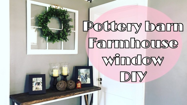 DIY Farmhouse Window.Happy Easter ????