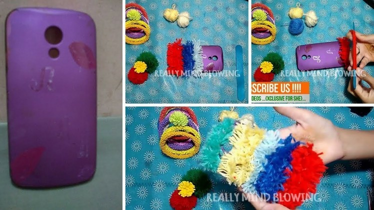 DIY mobile case |How to make mobile cover at home| Best out of waste mobile cover |  easy craft