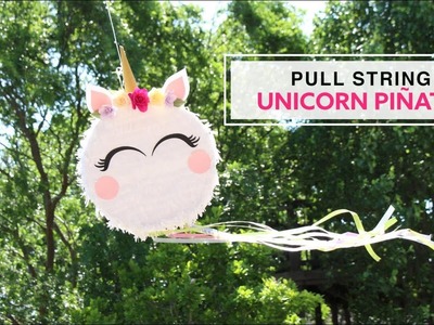 DIY Pull String Unicorn Piñata - Collab Carte Fini