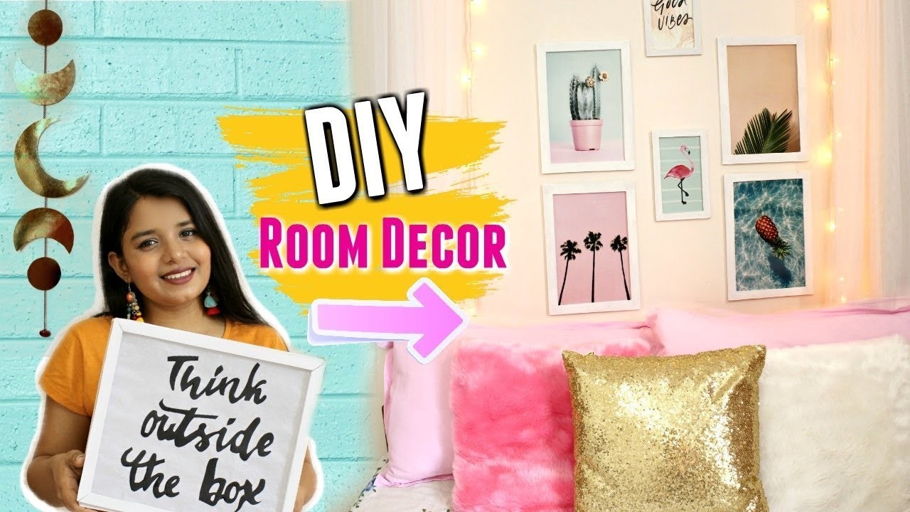 DIY ROOM DECOR IDEAS Under Rs 500, Easy and Cheap Room Decorations