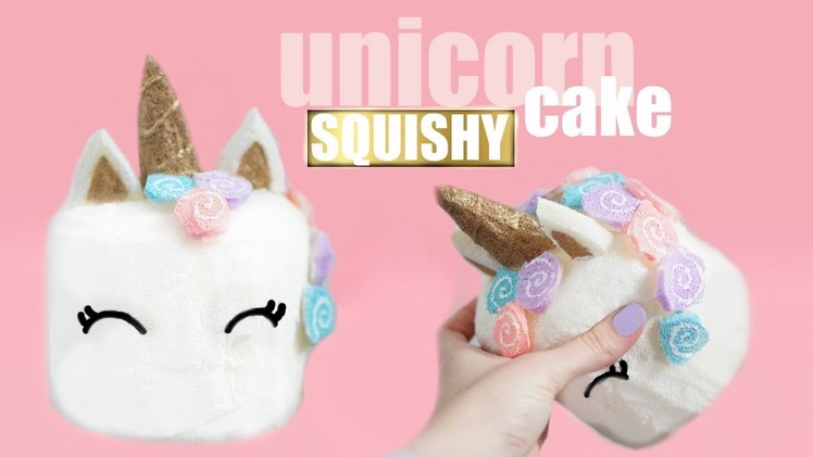 DIY UNICORN CAKE SQUISHY | Memory Foam Squishy