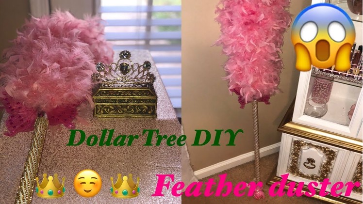DOLLAR TREE DIY (Princess Feather Duster)
