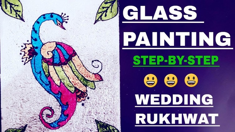 Glass Painting | Wedding Rukhwat | DIY | Sneha's Art