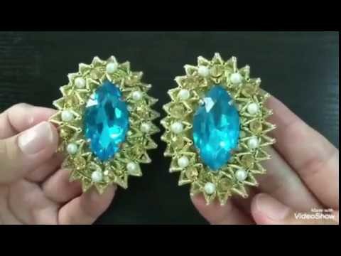 Gota jewelry part 2 || Handmade Gota Earrings tutorial