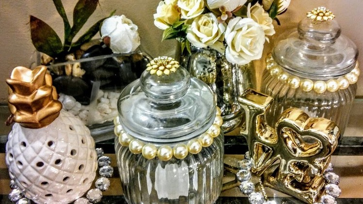 How to| DIY Simple Elegant Dollar Tree Organization Spring Ideas????|DIY Glam Decor ????2018