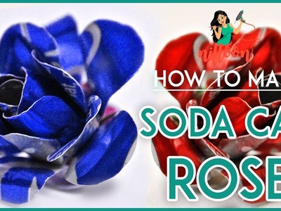 How to Make Coke Can Rose  DIY Recycled Metal Decor (Niftoon 2018)