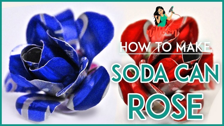 How to Make Coke Can Rose  DIY Recycled Metal Decor (Niftoon 2018)