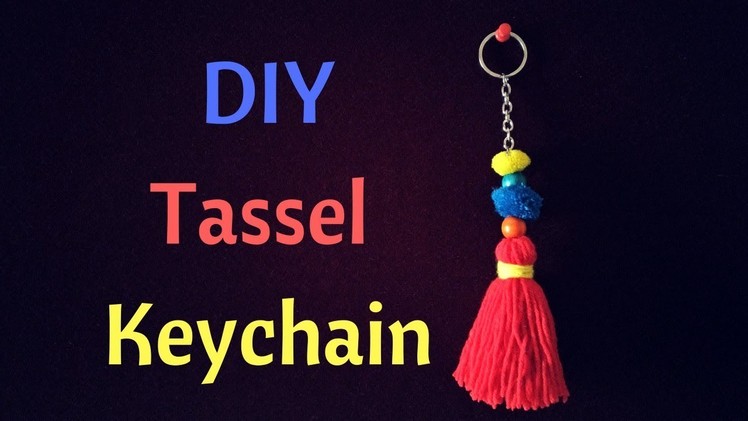 How to make DIY Tassel Keychain || How to make a yarn tassel for Mother's day