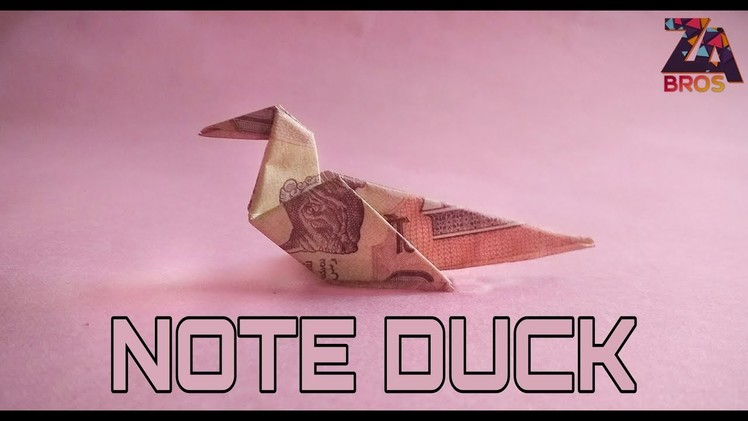 How to make Note Duck (Origami)