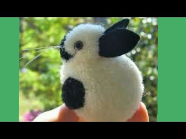 How to make pom pom rabbit | Diy Shivani