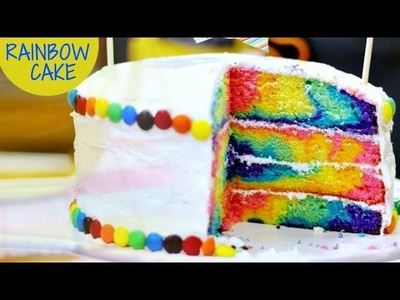 How To Make Rainbow Cake - Quick & Easy Recipes | Fashion Platter