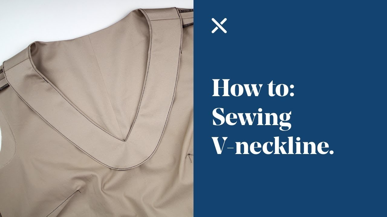 How To: Sewing a V-Neckline (Facing)