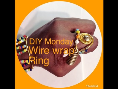 IT'S DIY MONDAY WIRE WRAP RING