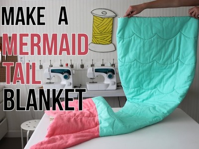 Make a Mermaid Tail Blanket- Sewing Video Tutorial