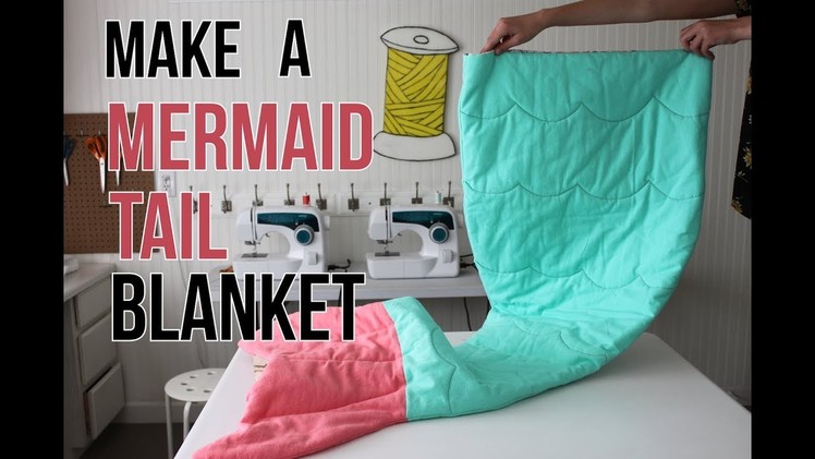 Make a Mermaid Tail Blanket- Sewing Video Tutorial