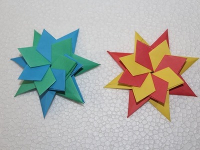 Modular Origami Star - Step By Step Tutorial