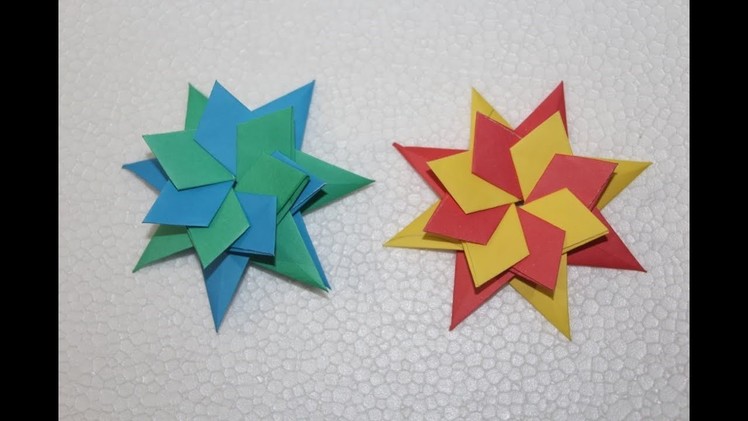 Modular Origami Star - Step By Step Tutorial