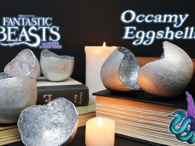 Occamy Eggshells : DIY Movie Prop : DIY Silver Occamy Eggs : Fantastic Beasts and Where to Find Them