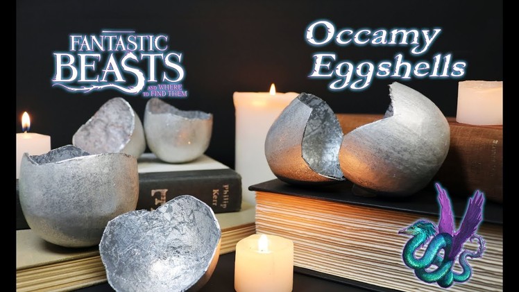 Occamy Eggshells : DIY Movie Prop : DIY Silver Occamy Eggs : Fantastic Beasts and Where to Find Them