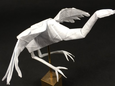 Origami Dancing Crane [MISSING STEPS] Tutorial (Robert Lang) - Leg Sinks