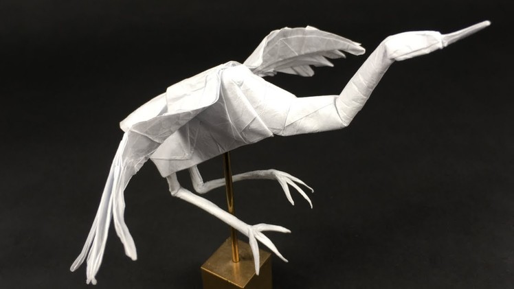Origami Dancing Crane [MISSING STEPS] Tutorial (Robert Lang) - Leg Sinks
