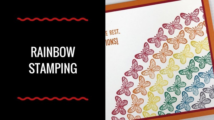 Rainbow Stamping: Create a Rainbow Effect with One Stamp