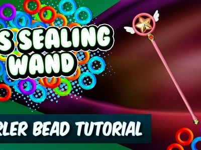Sakura Star Sealing Wand - Perler Bead Tutorial (N-TG's Beads)