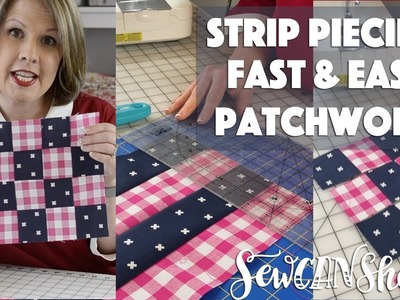 Sewing Patchwork Blocks with Strip Piecing