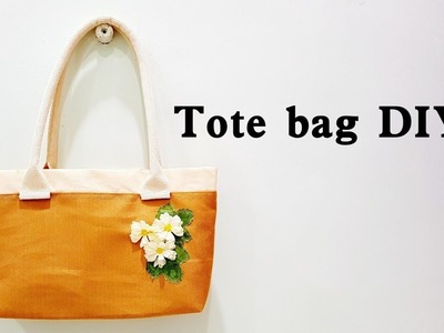 Super simple and easy Tote bag Tutorial | Sewing for Beginners❤❤