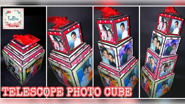 Telescope photo cube inspired by srushti patil | best gift for weddinganniversary | gifts by FeelBox
