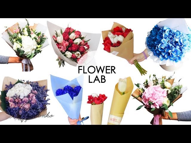TOP 10 DIY: How to wrap a bouquet of flowers