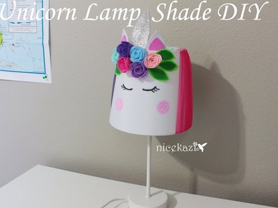 Unicorn Lamp Shade DIY