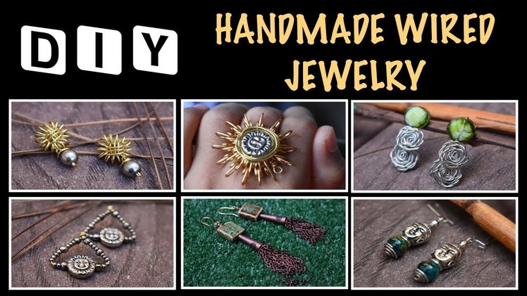 Wire Wrapped | Tribal | Modern | Handmade | Indian | Jewellery Collection | VHMJ