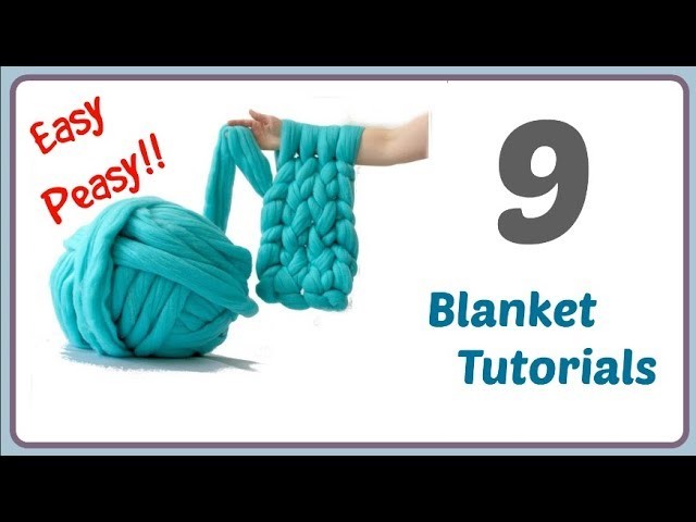 9 Arm Knitting Blanket Tutorials AND How to Felt Wool Roving